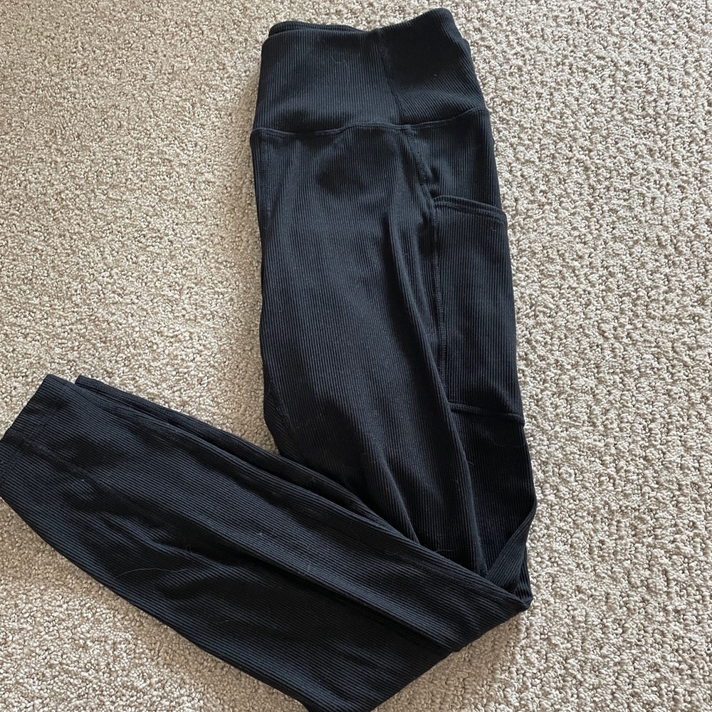 Ribbed leggings